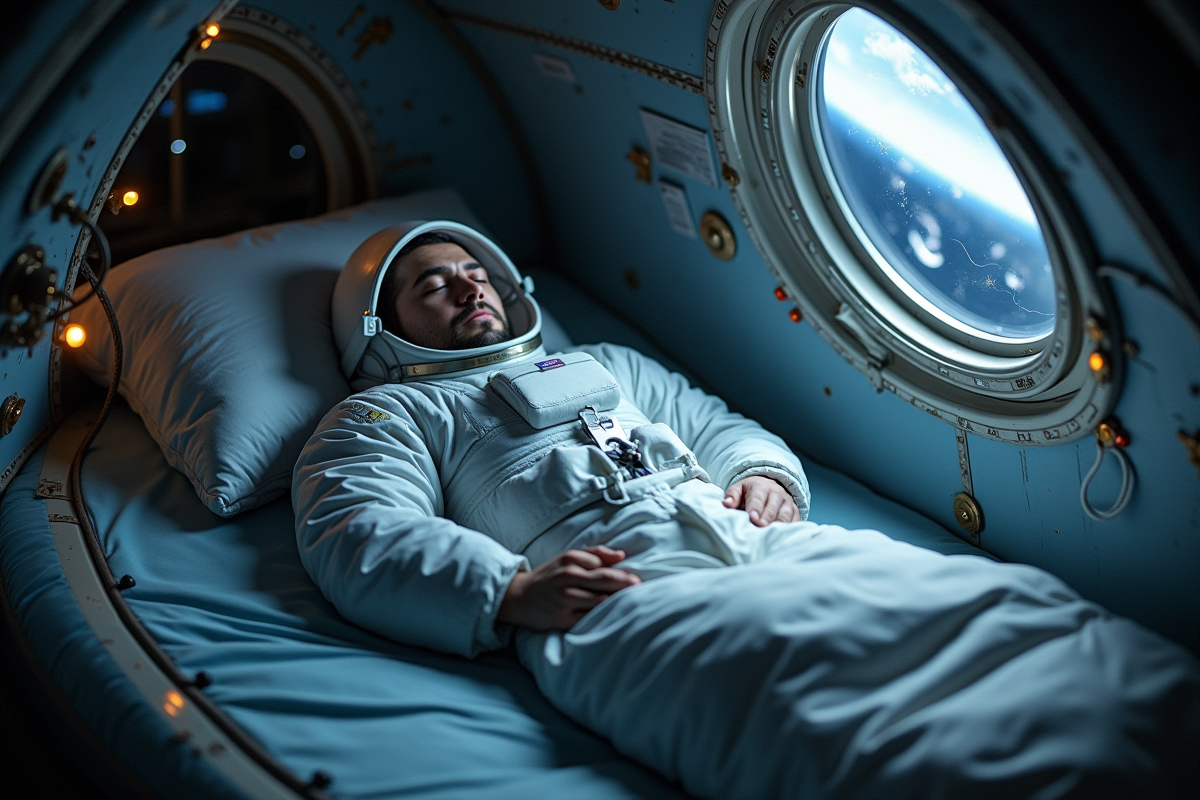 Sommeil des astronautes en apesanteur : comment évitent-ils de flotter en dormant?