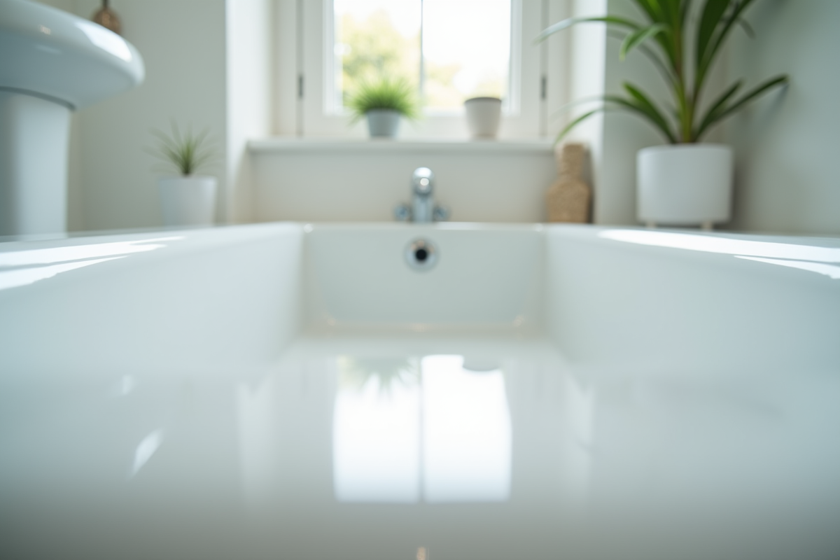 baignoire rénovée