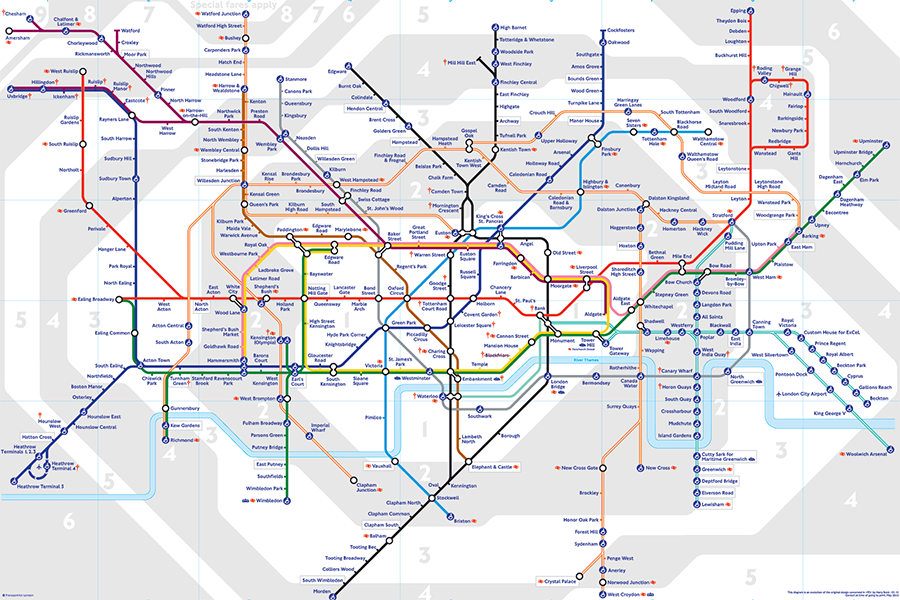 Qu’est-ce que la zone 1 à Londres ?